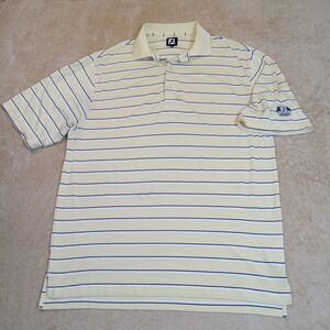 Footjoy Men's Short Sleeve‎ Large Polo Shirt Yellow